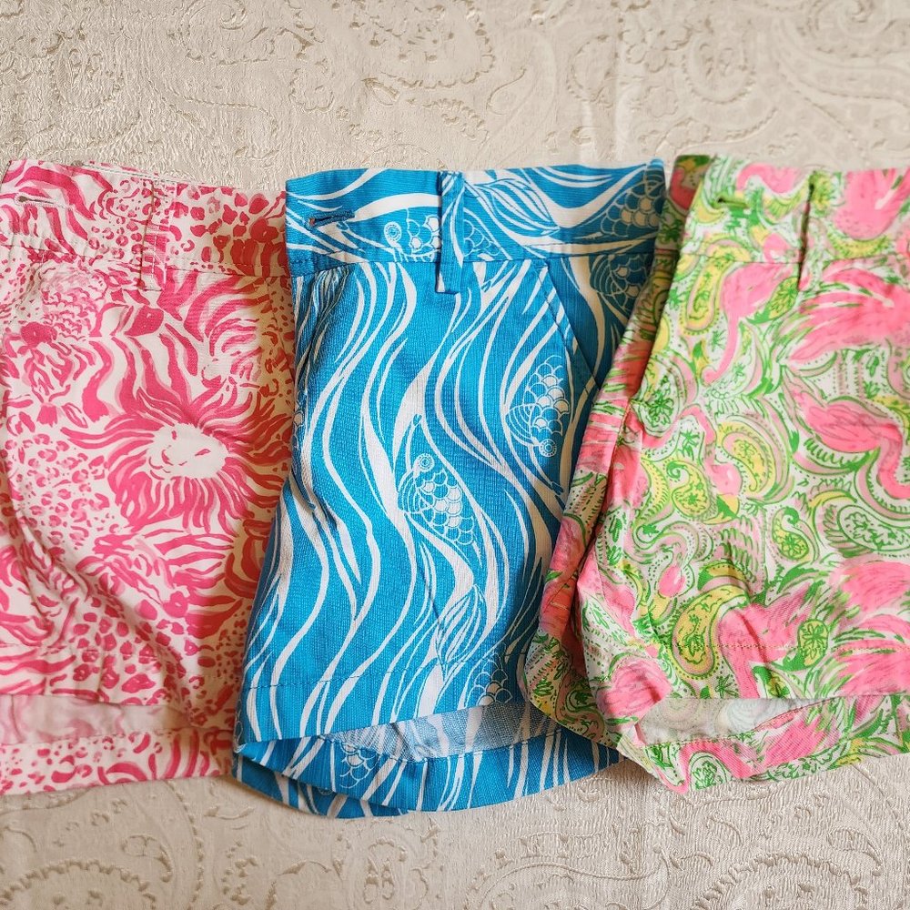 Lilly Pulitzer Shorts Size 4 - Lot of 3